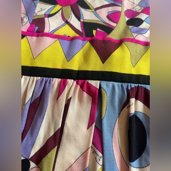 60s Vintage Pucci Silk Midi Dress - Picture 8 of 13